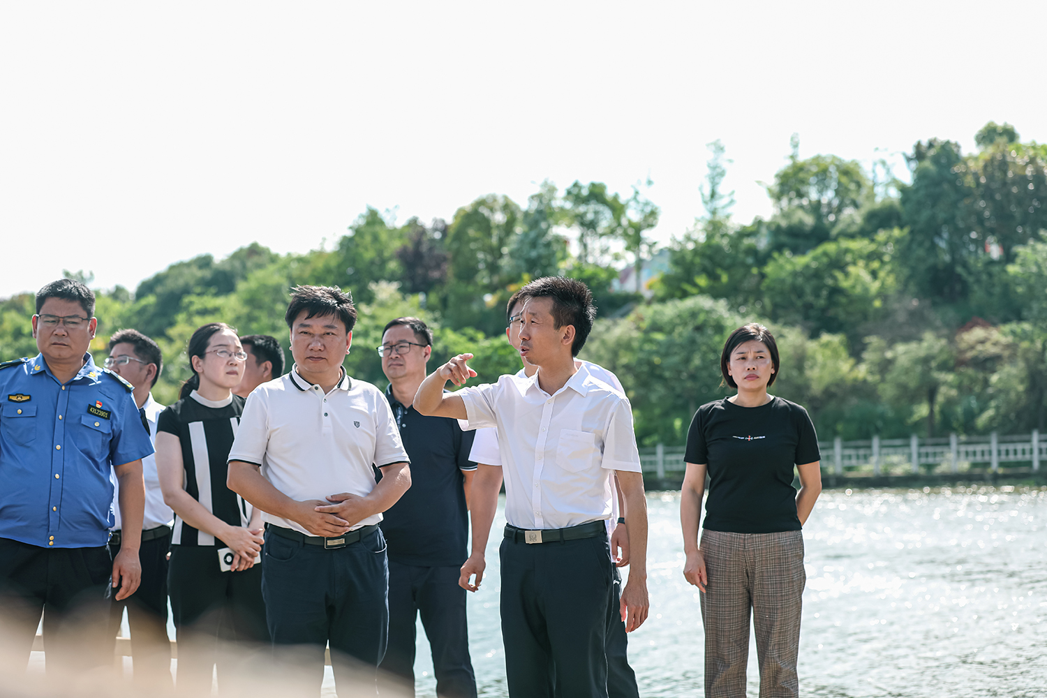 周立志巡查会同河：倾力打造会同靓丽名片