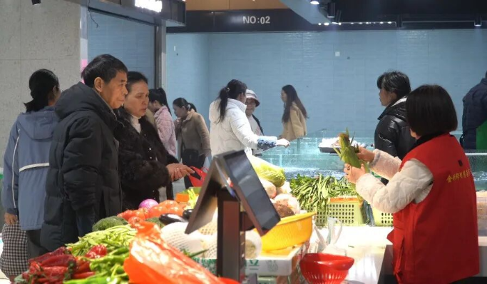 实干启新程 | 北湖区大型智慧菜市场+1！