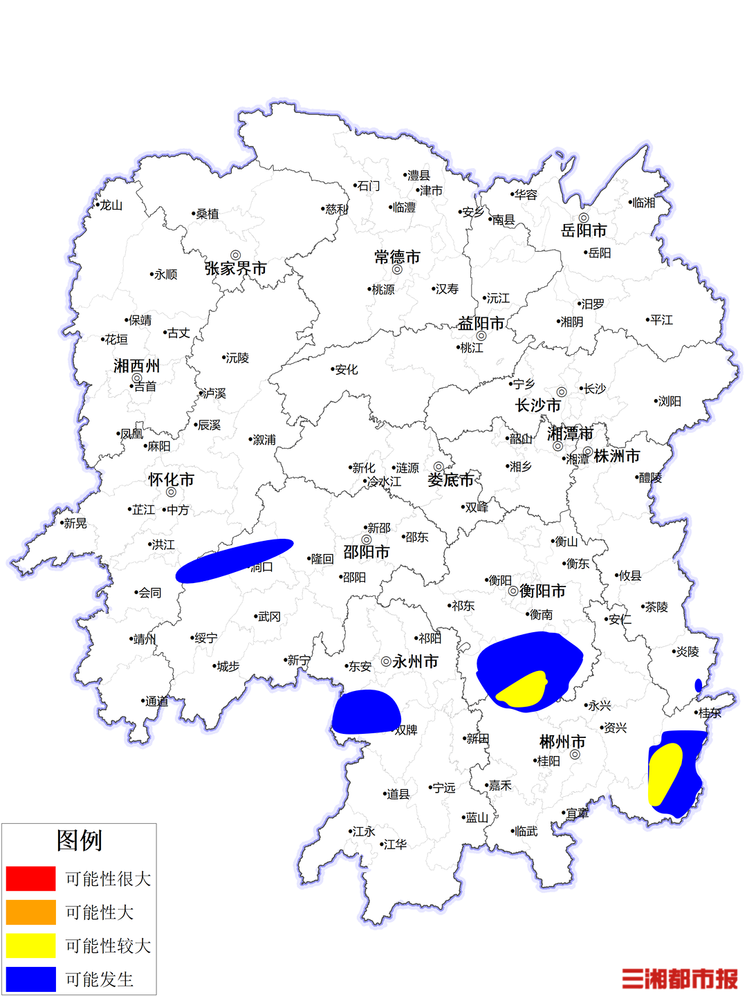 山洪灾害预警！郴州这些地方需加强防范→