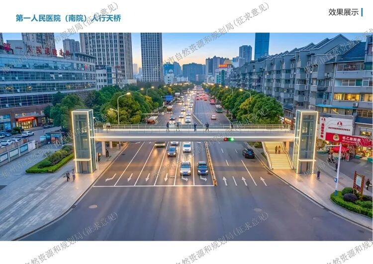 带电梯！郴州两座人行天桥要来啦