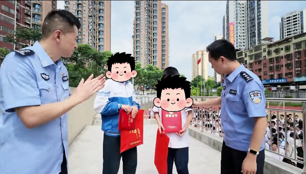 捡到可疑资料怎么办？北湖两学生的操作获政法部门表扬！