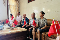 北湖区各界集中观看纪念中国人民抗日战争暨世界反法西斯战争胜利80周年大会