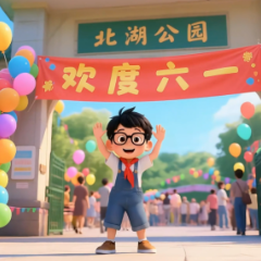 @宇宙限量版小孩🤗搭乘「北湖童心专列」