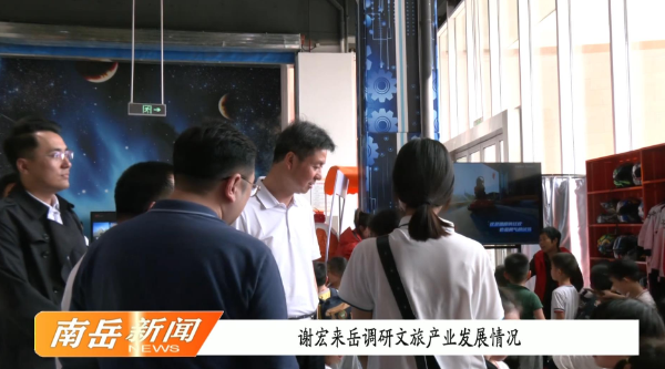 谢宏来岳调研文旅产业发展情况