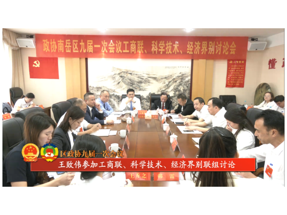区政协九届一次会议 | 王致伟参加工商联、科学技术、经济界别联组讨论