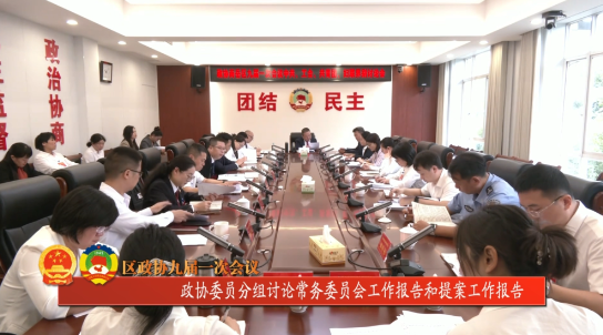 区政协九届一次会议 | 政协委员分组讨论常务委员会工作报告和提案工作报告