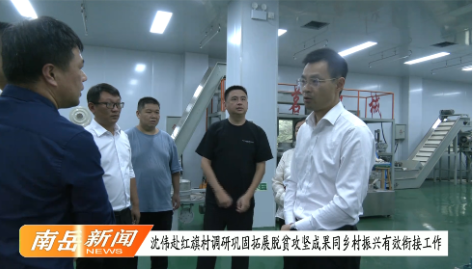 沈伟赴红旗村调研巩固拓展脱贫攻坚成果同乡村振兴有效衔接工作