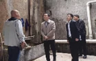 区领导带队督导茶山坳镇中心卫生院安全生产和群腐工作