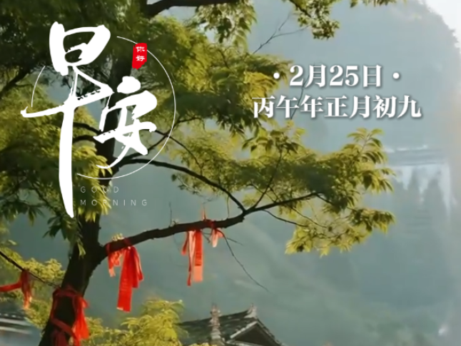  早安 | 2月25日