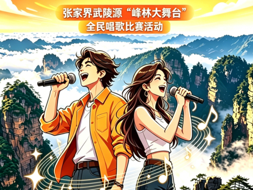 五一“唱”游张家界 丰厚奖品等你来