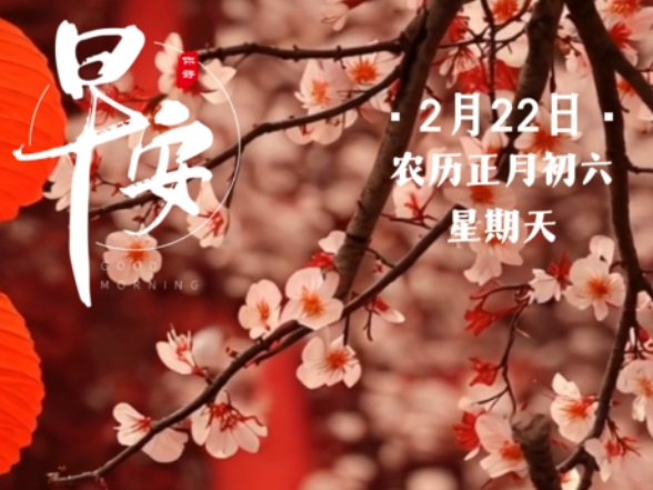 早安 | 2月22日