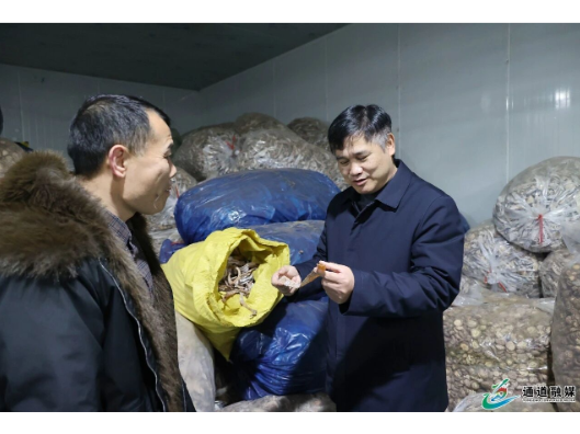 覃歇民到万佛山镇调研