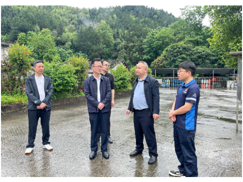 刘登富到菁芜洲镇检查安全生产，督导防汛工作