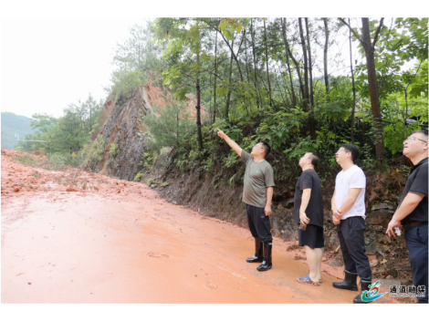 张克任深入一线调研督导防汛救灾工作