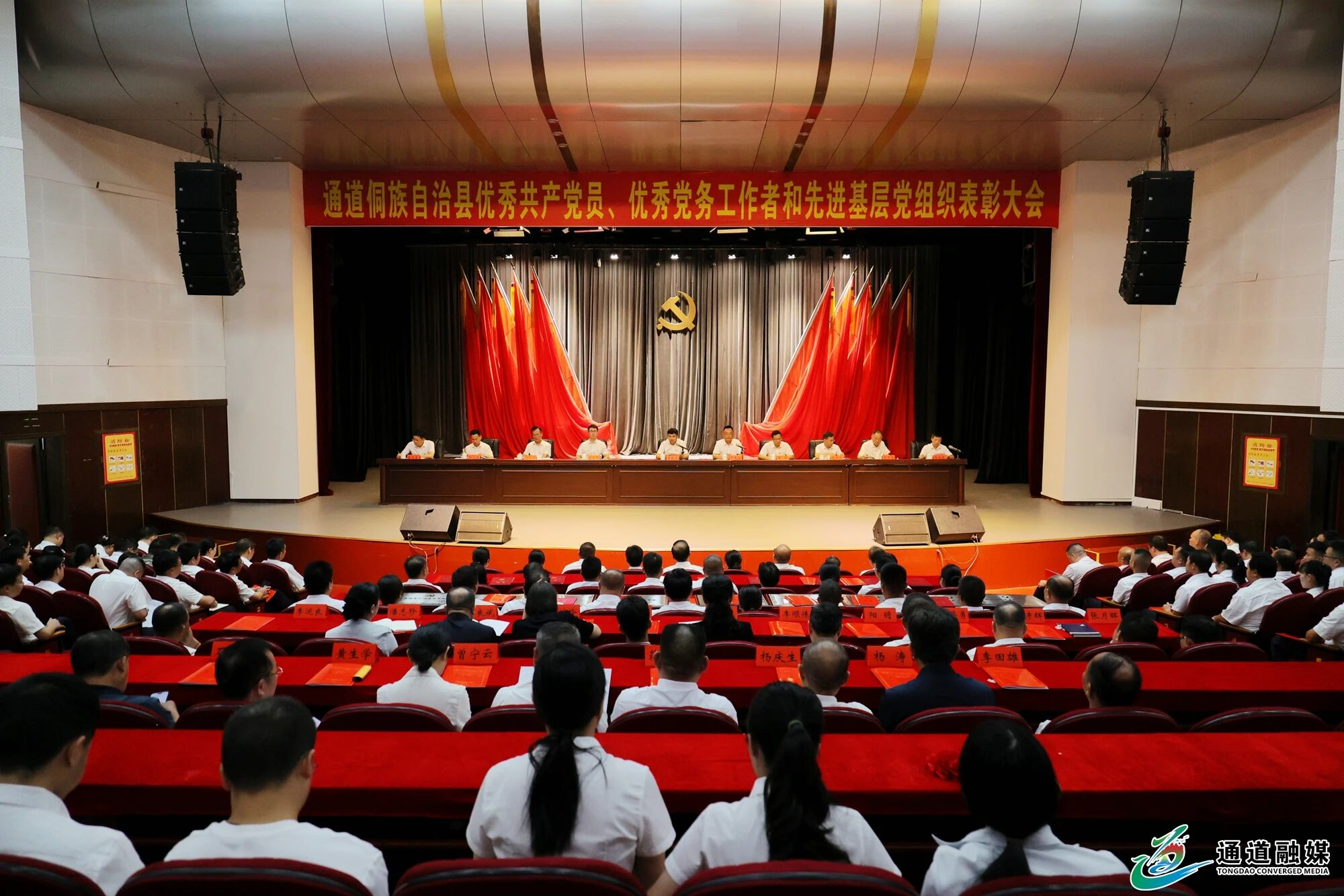 全县“两优一先”表彰大会举行