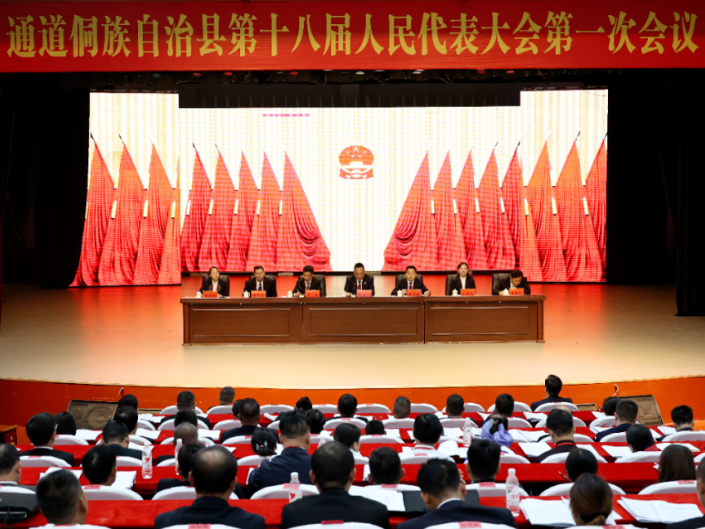 聚焦两会 | 通道侗族自治县第十八届人民代表大会第一次会议举行预备会议