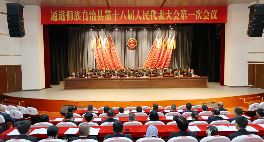 聚焦两会丨通道侗族自治县第十八届人民代表大会第一次会议胜利闭幕