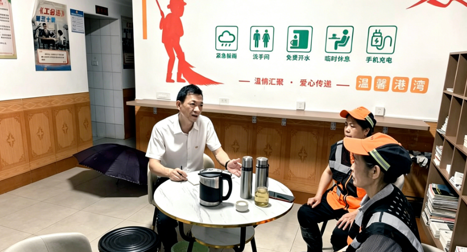 县总工会：换位践知下沉一线 精准服务温暖工心