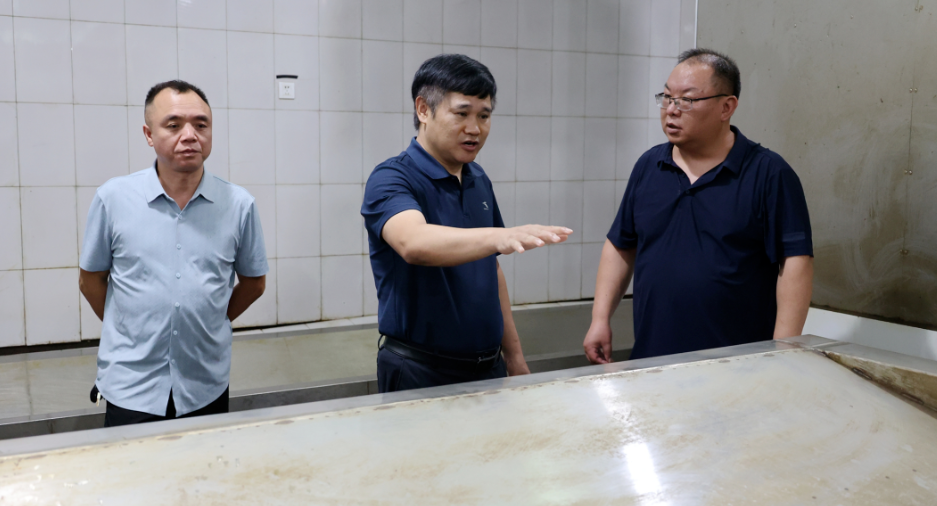覃歇民开展“企业服务年”走访调研并督导安全生产工作