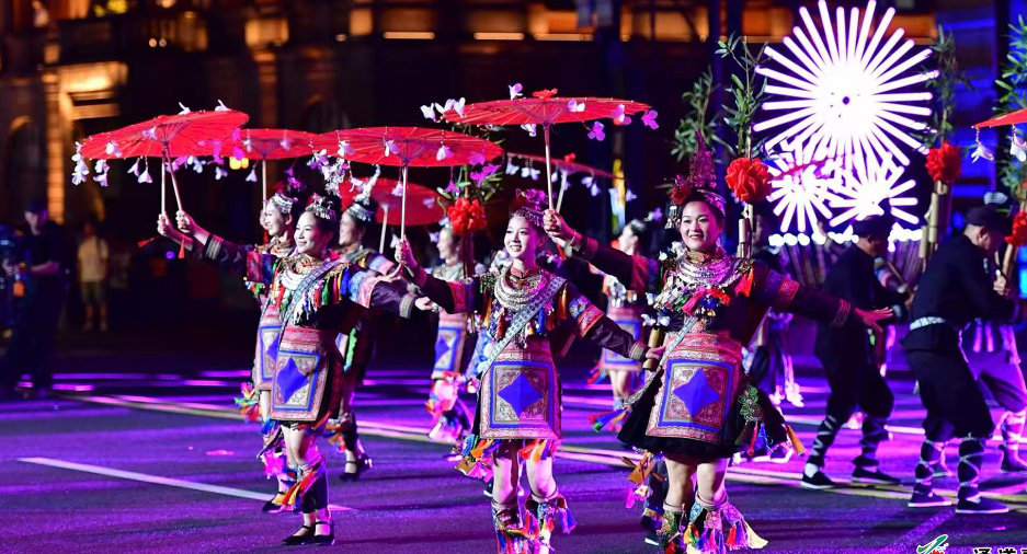 通道侗族歌舞惊艳上海旅游节 《福地漫游》邀约八方来客