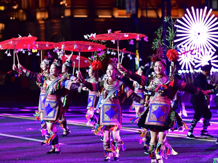通道侗族歌舞惊艳上海旅游节 《福地漫游》邀约八方来客