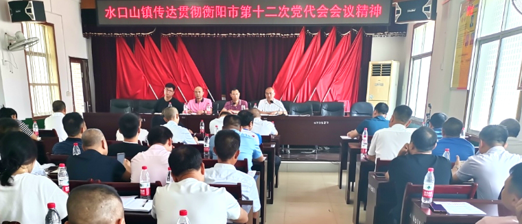 常宁市水口山镇传达贯彻衡阳市第十二次党代会精神