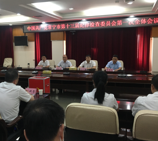 【聚焦党代会】中共常宁市第十三届纪律检查委员会第一次全会召开