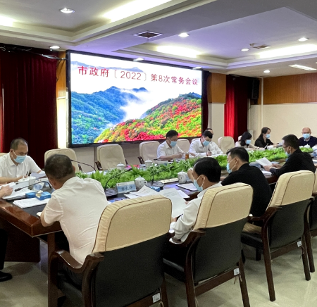 快讯丨罗卫华主持召开市政府2022年第8次常务会议