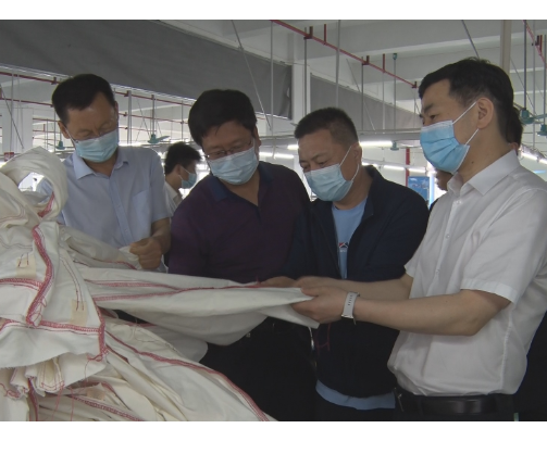 【视频】高阳县来常考察湘南纺织产业基地项目