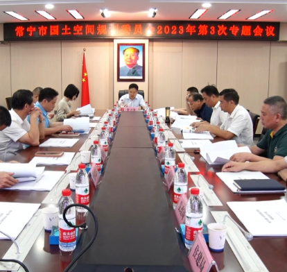 【视频】市国土空间规划委员会举行2023年第3次专题会议 罗卫华主持