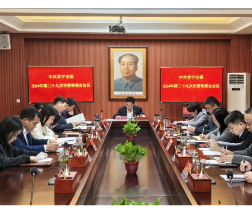 2024年度第二十九次市委常委会会议召开 罗卫华主持