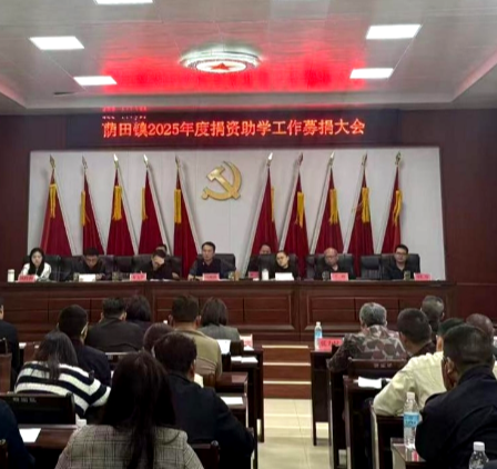 荫田镇开展捐资助学活动