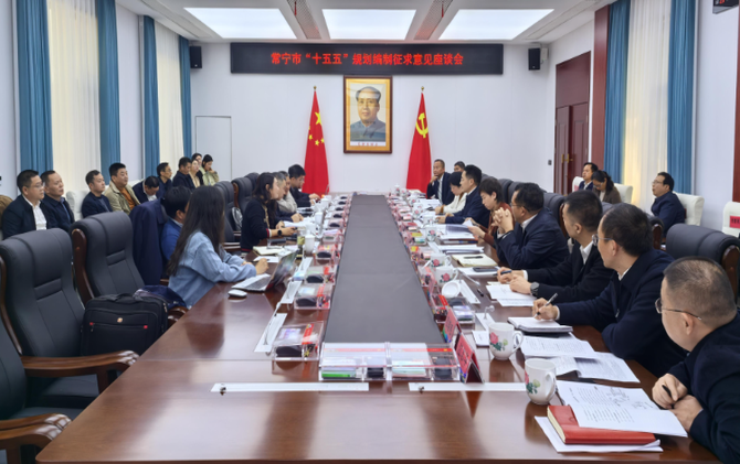 【视频】 常宁召开“十五五”规划编制征求意见座谈会