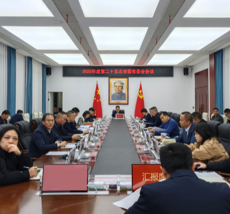 2025年度第二十五次市委常委会会议召开 