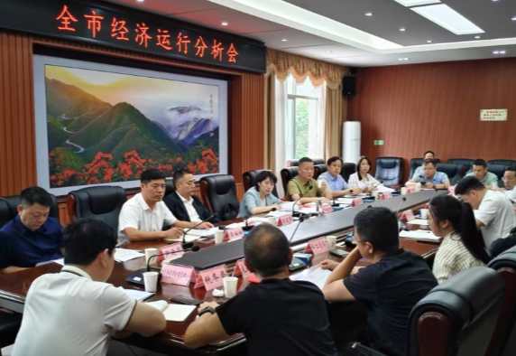 全市经济运行分析会议召开 邓艳红参加