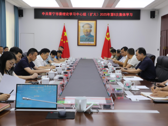 【视频】市委理论学习中心组（扩大）举行2025年第6次集体学习  罗卫华主持 