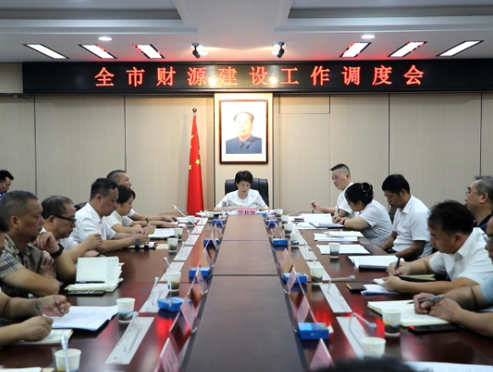 全市财源建设工作调度会召开 邓艳红参加