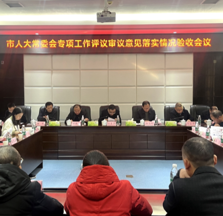 【视频】市人大常委会督查专项工作评议整改落实情况