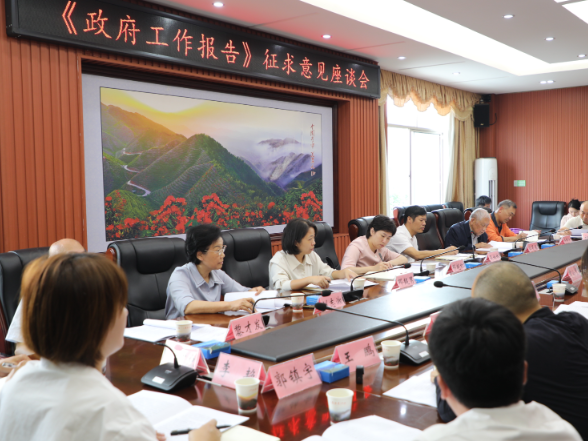 市政府召开《政府工作报告》征求意见座谈会
