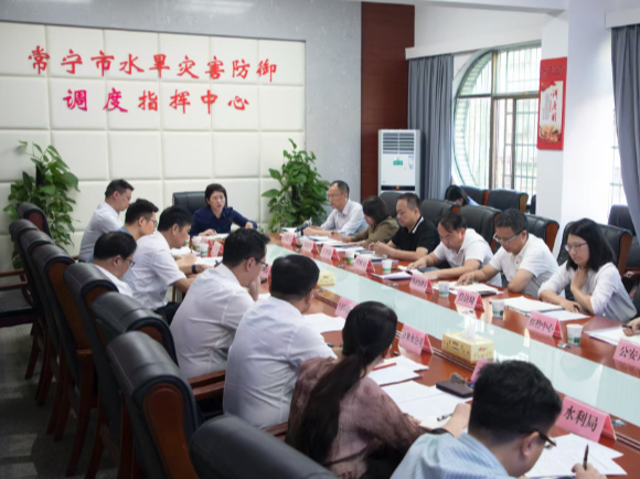 邓艳红调研防洪闭合圈建设暨农村安全饮水相关整治工作