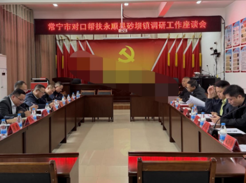 常宁市领导率队到永顺县砂坝镇调研对口帮扶工作