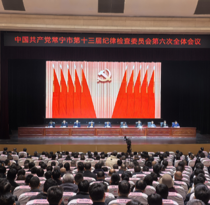 【视频】中共常宁市第十三届纪律检查委员会第六次全体会议召开