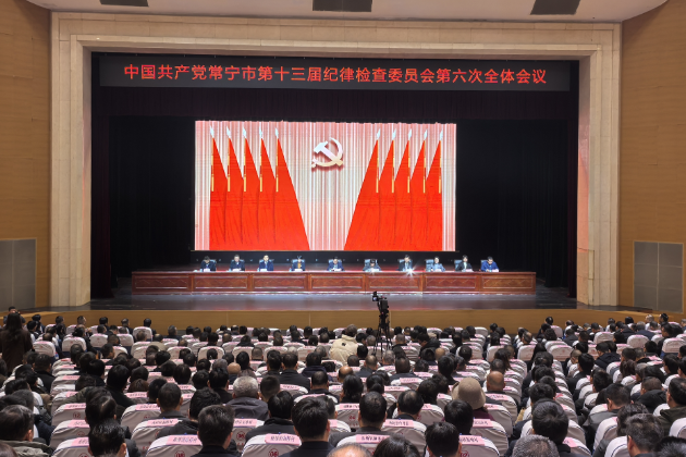 【视频】中共常宁市第十三届纪律检查委员会第六次全体会议召开