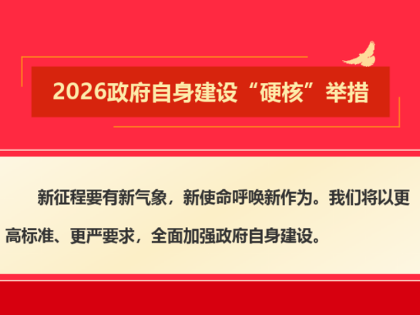 效能2026：政府自身建设“硬核”举措，让您更信赖！