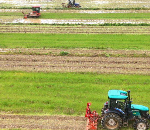 开局八好 乘势而上丨官岭镇：农机“唱主角” 春耕提速又提质