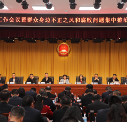 市政府廉政工作会议暨群众身边不正之风和腐败问题集中整治工作推进会召开