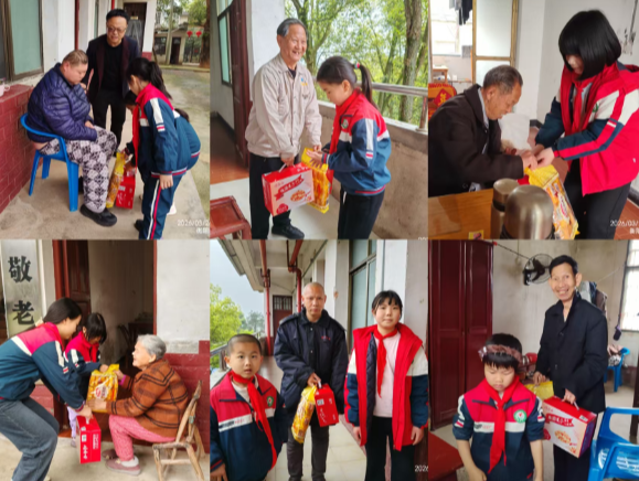 平安完小“小雷锋”走进敬老院，用爱点亮暮年时光