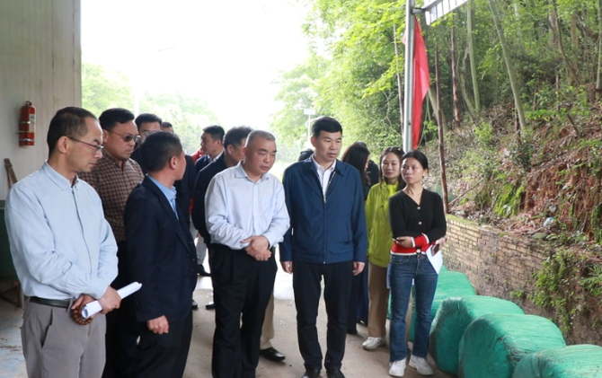 清远市连山壮族瑶族自治县政协考察团来常考察林下经济发展