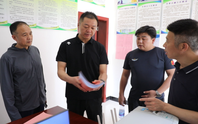 市领导到白沙镇调研防汛工作 