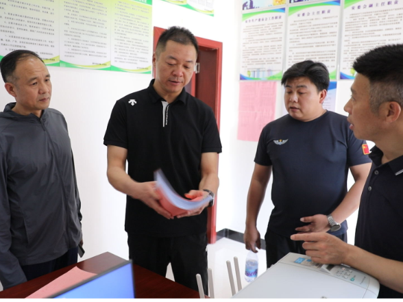 市领导到白沙镇调研防汛工作 